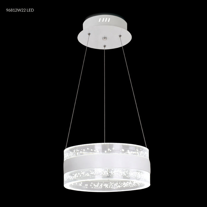 James R. Moder 96812W22LED LED Chandelier, White