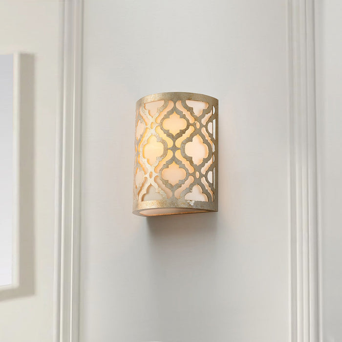 Lucas + McKearn GN/ARABELLA1-S One Light Wall Bracket, Antique Silver