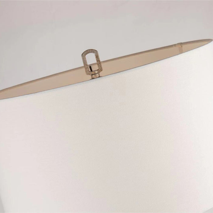 Lucas + McKearn GN/Lemuria/TL-S One Light Buffet Lamp, Antique Silver