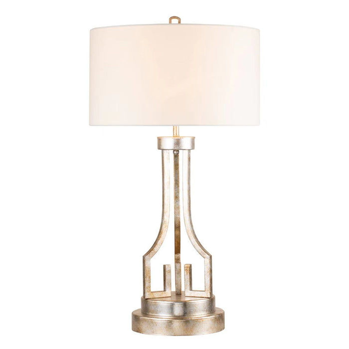 Lucas + McKearn GN/Lemuria/TL-S One Light Buffet Lamp, Antique Silver