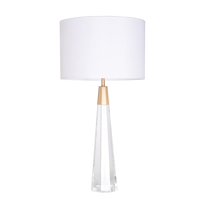 Lucas + McKearn TLG3086 One Light Buffet Lamp, Brushed Brass