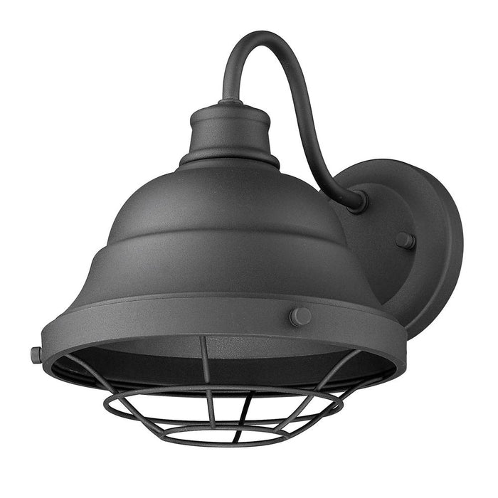 Golden 7316-OWM NB One Light Outdoor Wall Sconce, Natural Black