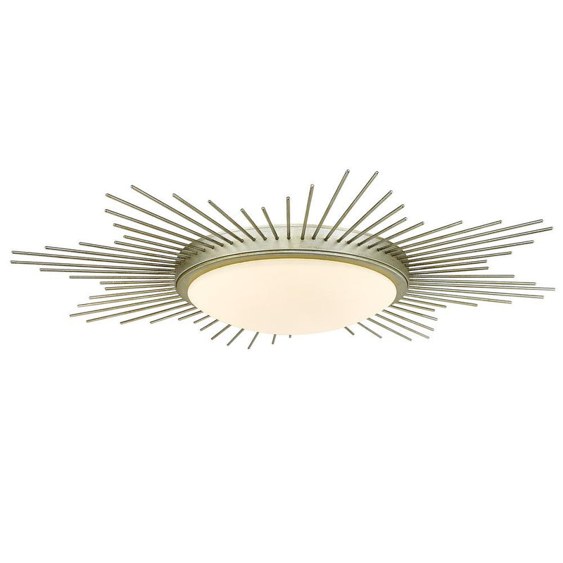 Golden 9126-FM24 WG-OP LED Flush Mount, White Gold