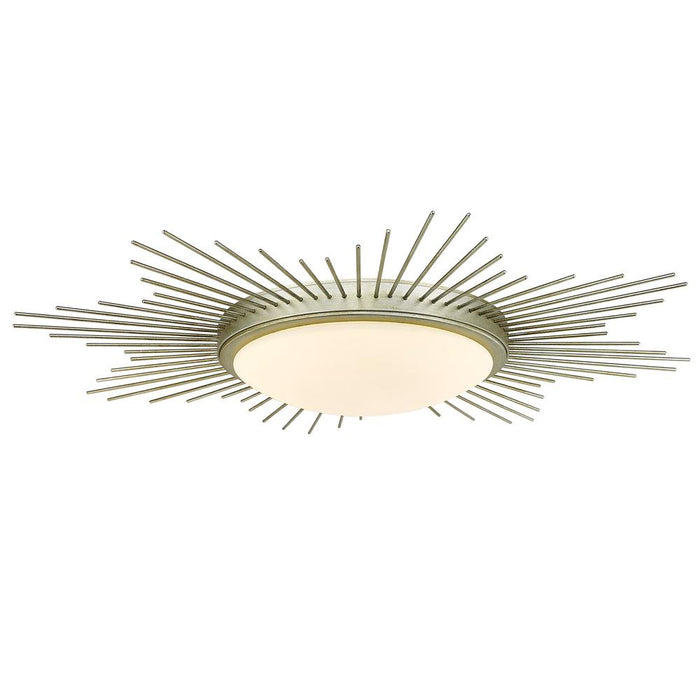 Golden 9126-FM24 WG-OP LED Flush Mount, White Gold