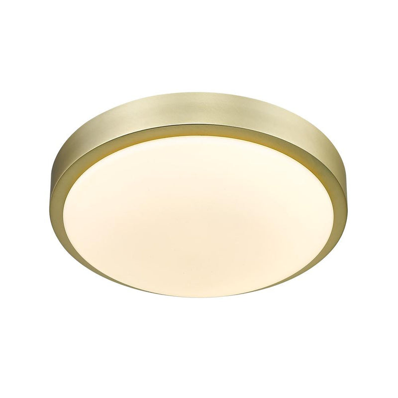 Golden 9128-FM10 BCB-OP LED Flush Mount, Brushed Champagne Bronze
