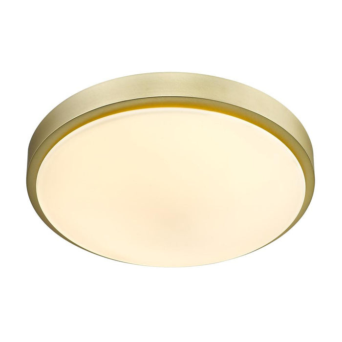 Golden 9128-FM13 BCB-OP LED Flush Mount, Brushed Champagne Bronze