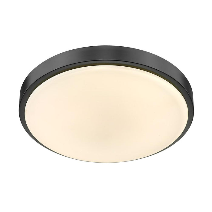 Golden 9128-FM13 BLK-OP LED Flush Mount, Matte Black