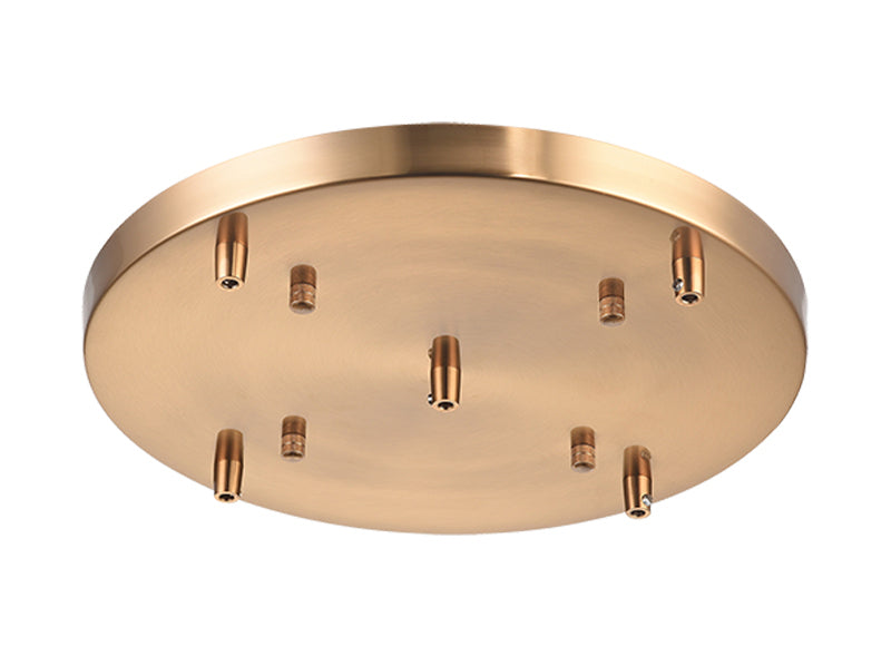 Matteo Lighting CP0105AG Ceiling Canopy, Aged Gold Brass