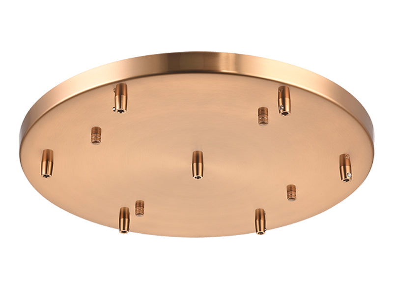 Matteo Lighting CP0107AG Ceiling Canopy, Aged Gold Brass