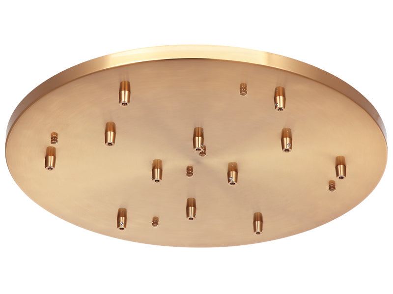 Matteo Lighting CP0112AG Ceiling Canopy, Aged Gold Brass