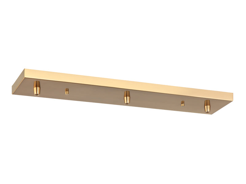 Matteo Lighting CP0203AG Multi Ceiling Canopy, Aged Gold Brass