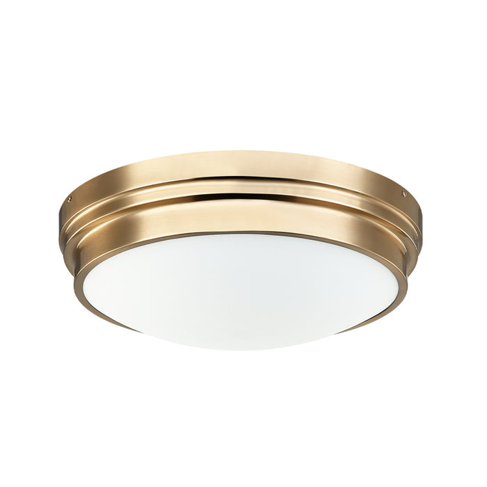 Matteo Lighting X46402AG Two Light Ceiling Mount, Aged Gold Brass