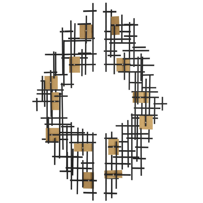 Uttermost 04305 Wall Decor, Matte Black