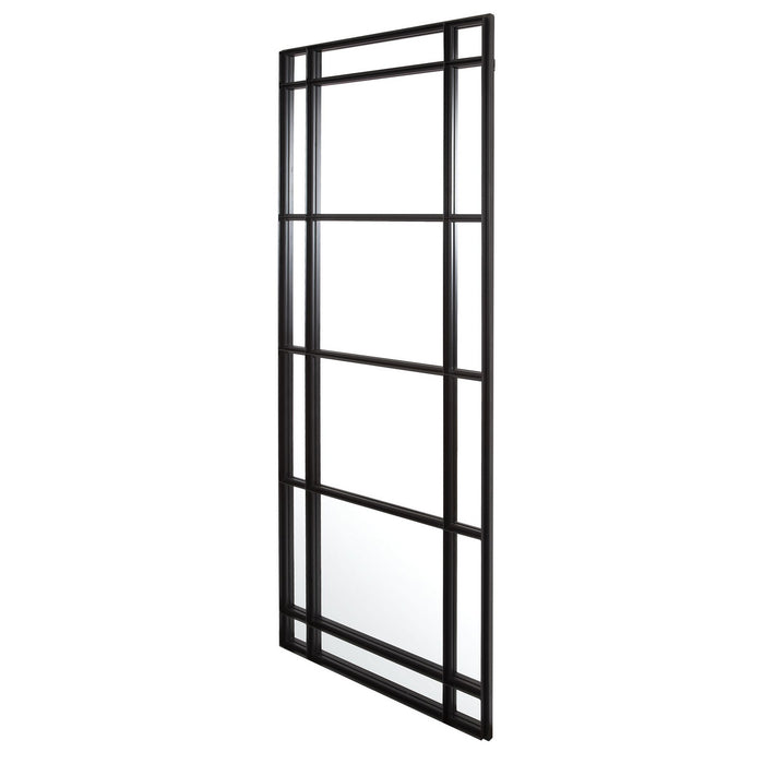 Uttermost 09743 Mirror, Satin Black