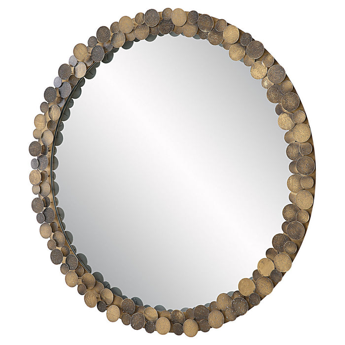 Uttermost 09761 Mirror, Aged Gold