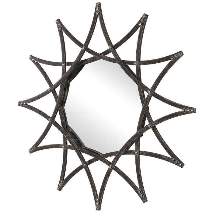 Uttermost 09766 Mirror, Aged Crackled Charcoal