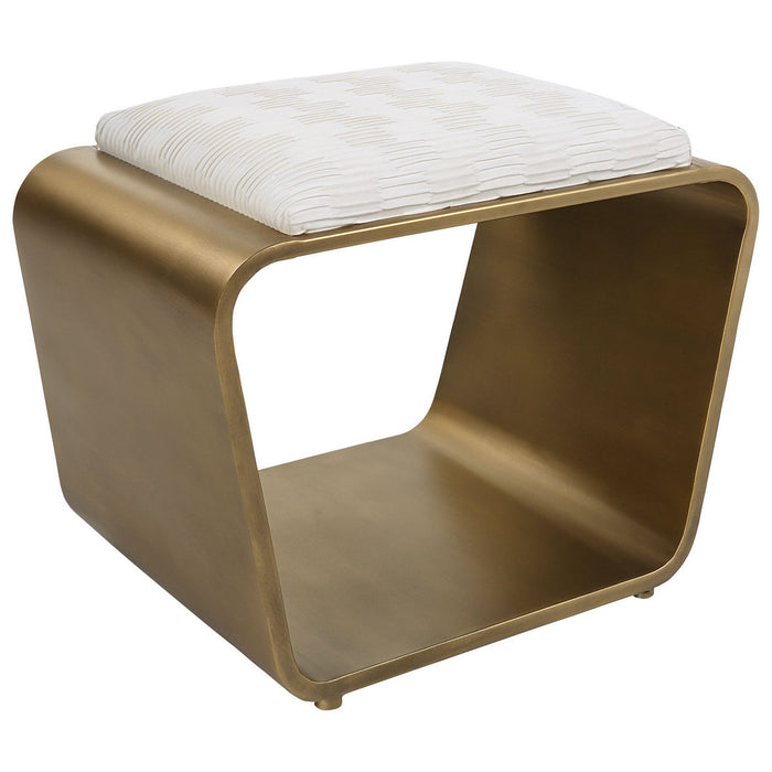 Uttermost 23673 Bench, Antique Gold