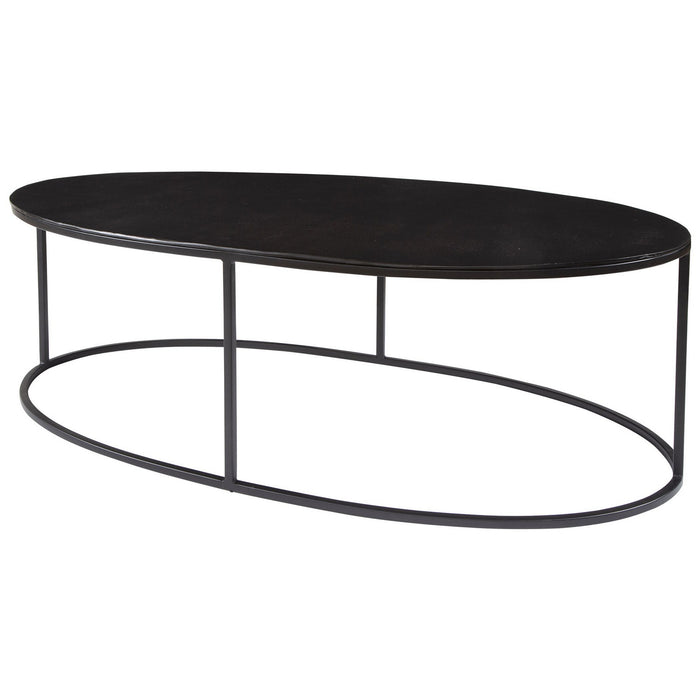 Uttermost 25152 Coffee Table, Aged Black