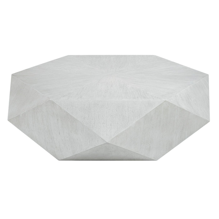 Uttermost 25163 Coffee Table, White Ceruse