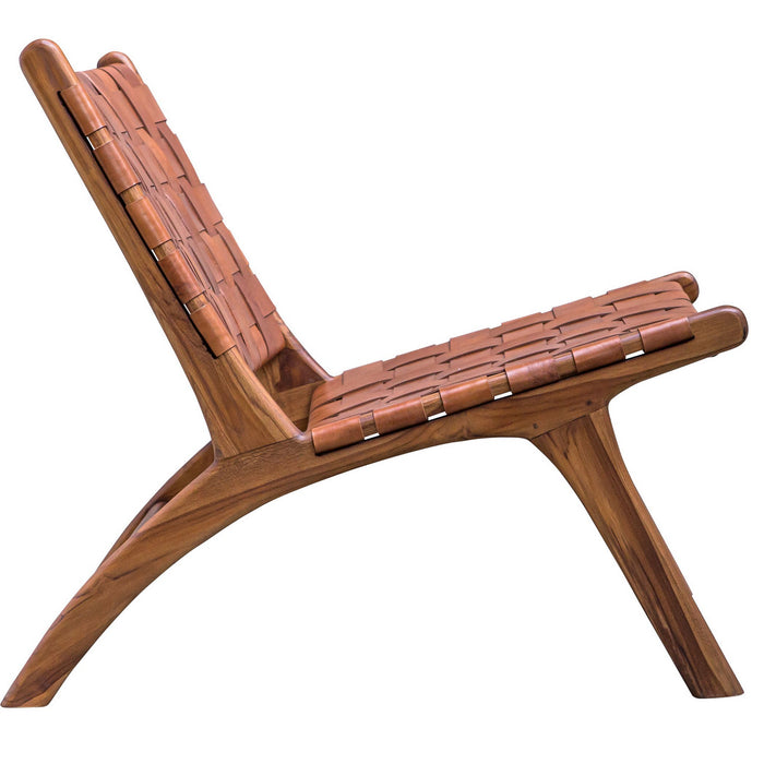Uttermost 25484 Accent Chair, Solid Teak Wood