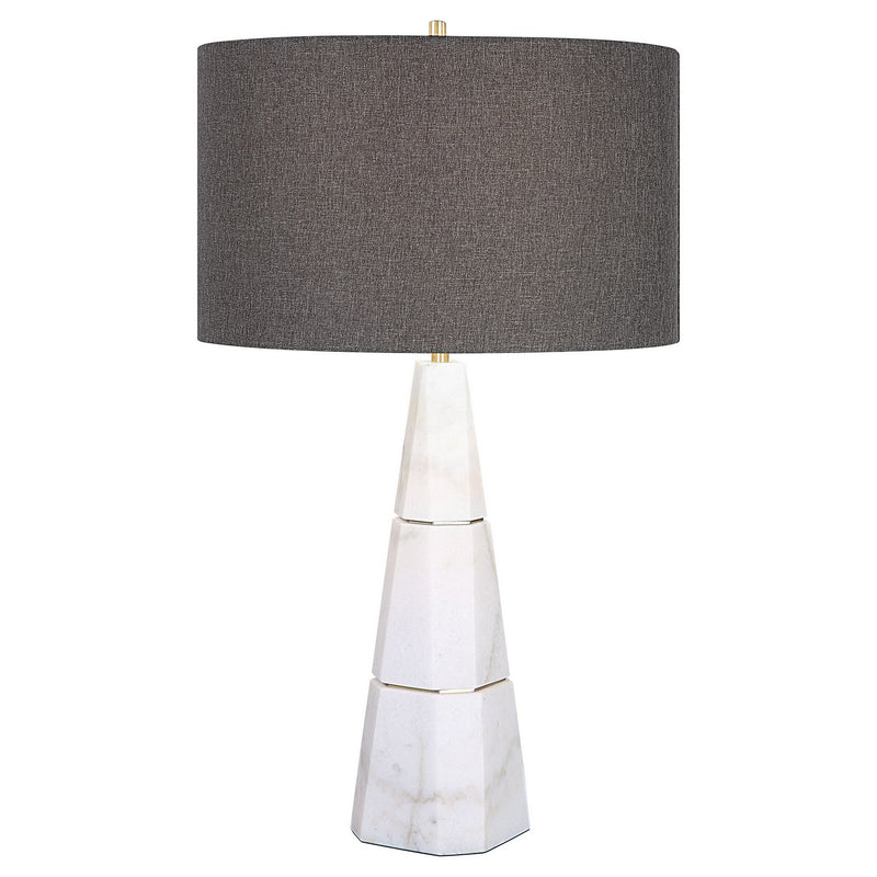 Uttermost 29997 One Light Table Lamp, Antique Brass