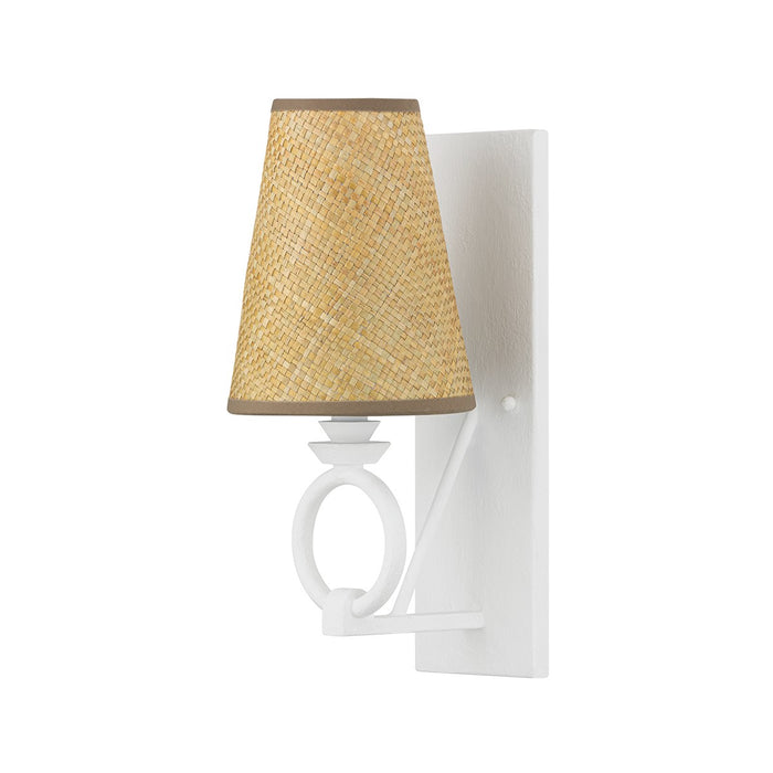 Hudson Valley 1710-WP One Light Wall Sconce, White Plaster