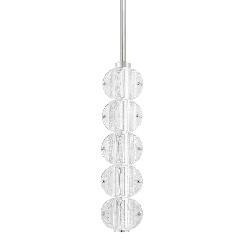 Hudson Valley 1905-PN LED Pendant, Polished Nickel
