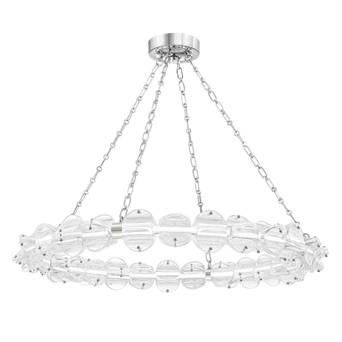 Hudson Valley 1938-PN LED Chandelier, Polished Nickel