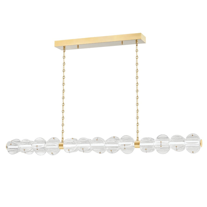 Hudson Valley 1950-AGB LED Island Pendant, Aged Brass