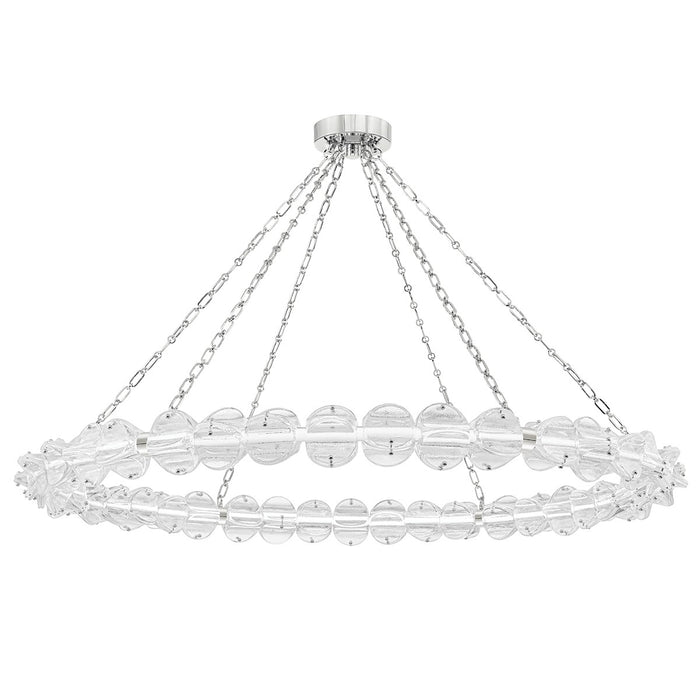 Hudson Valley 1955-PN LED Chandelier, Polished Nickel