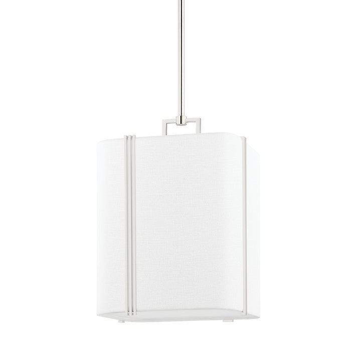 Hudson Valley 5413-PN One Light Pendant, Polished Nickel
