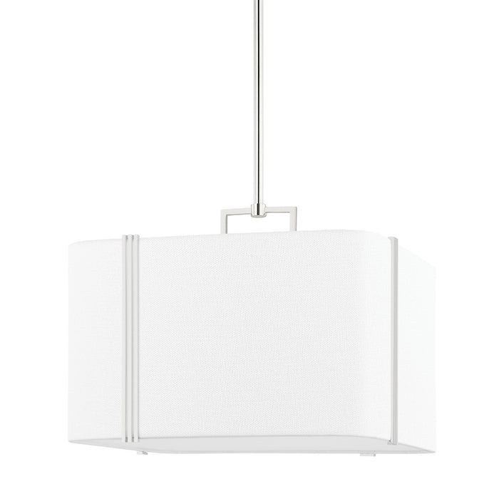 Hudson Valley 5420-PN Four Light Pendant, Polished Nickel