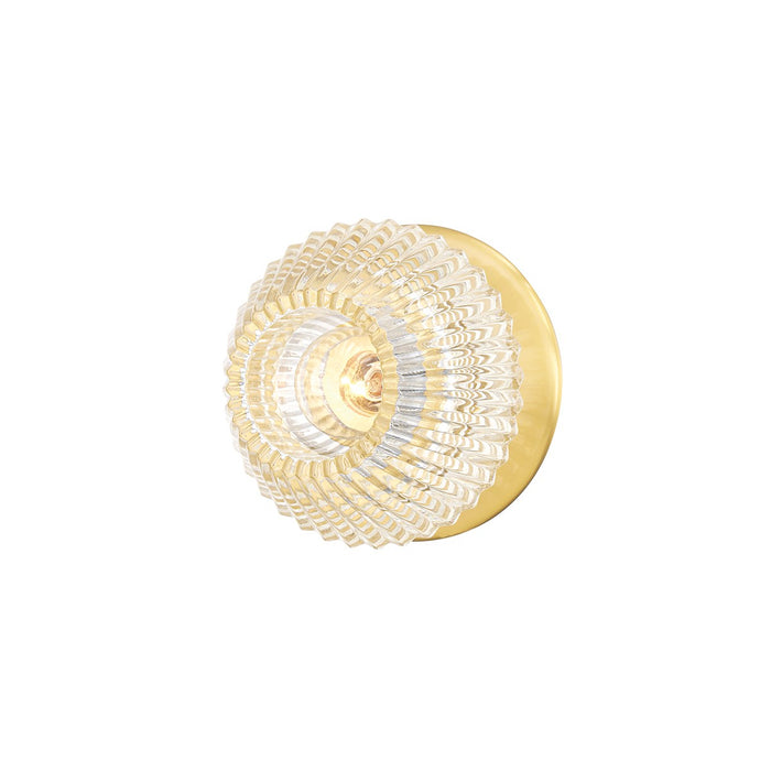 Hudson Valley 6141-AGB One Light Wall Sconce, Aged Brass