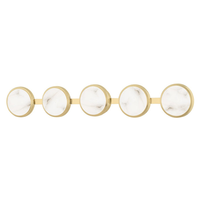 Hudson Valley 6334-AGB LED Bath Bracket, Aged Brass
