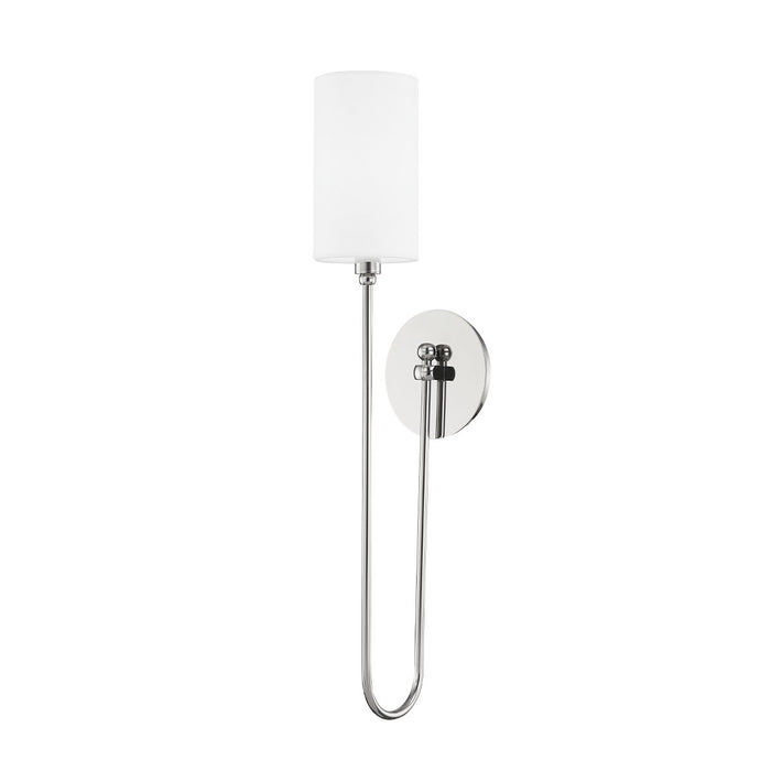 Hudson Valley 6800-PN One Light Wall Sconce, Polished Nickel