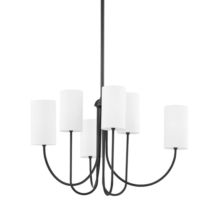 Hudson Valley 6828-OB Six Light Chandelier, Old Bronze