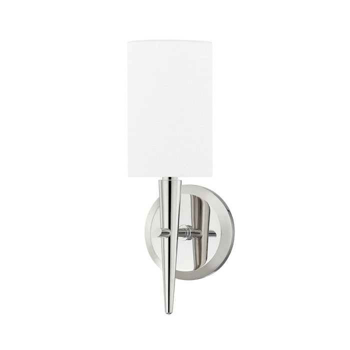 Hudson Valley 6951-PN One Light Wall Sconce, Polished Nickel