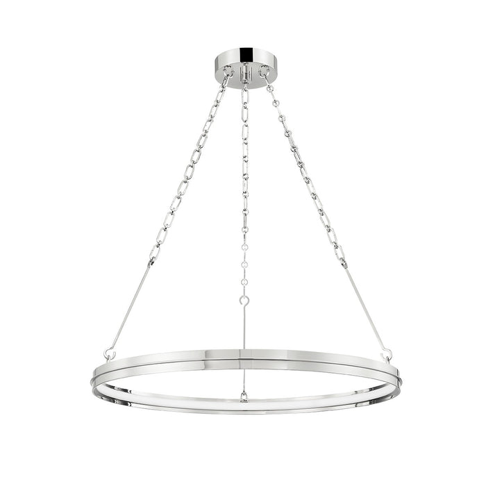 Hudson Valley 7128-PN LED Chandelier, Polished Nickel