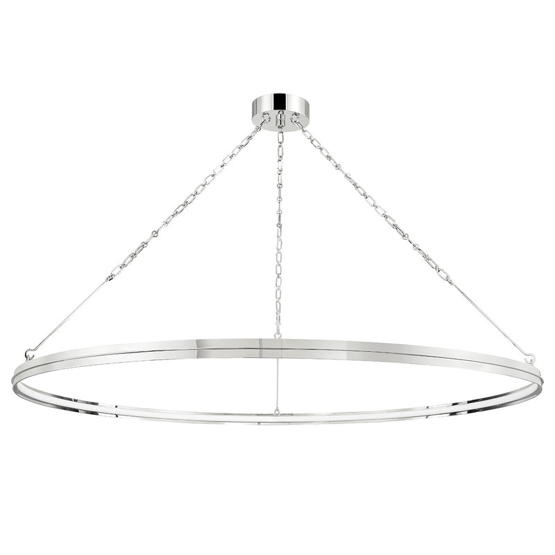 Hudson Valley 7156-PN LED Chandelier, Polished Nickel