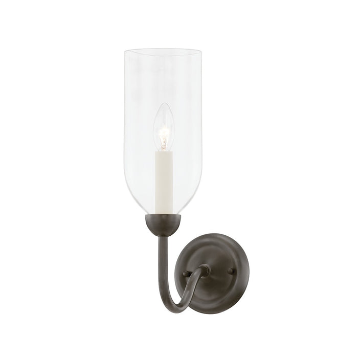 Hudson Valley MDS111-DB One Light Wall Sconce, Distressed Bronze