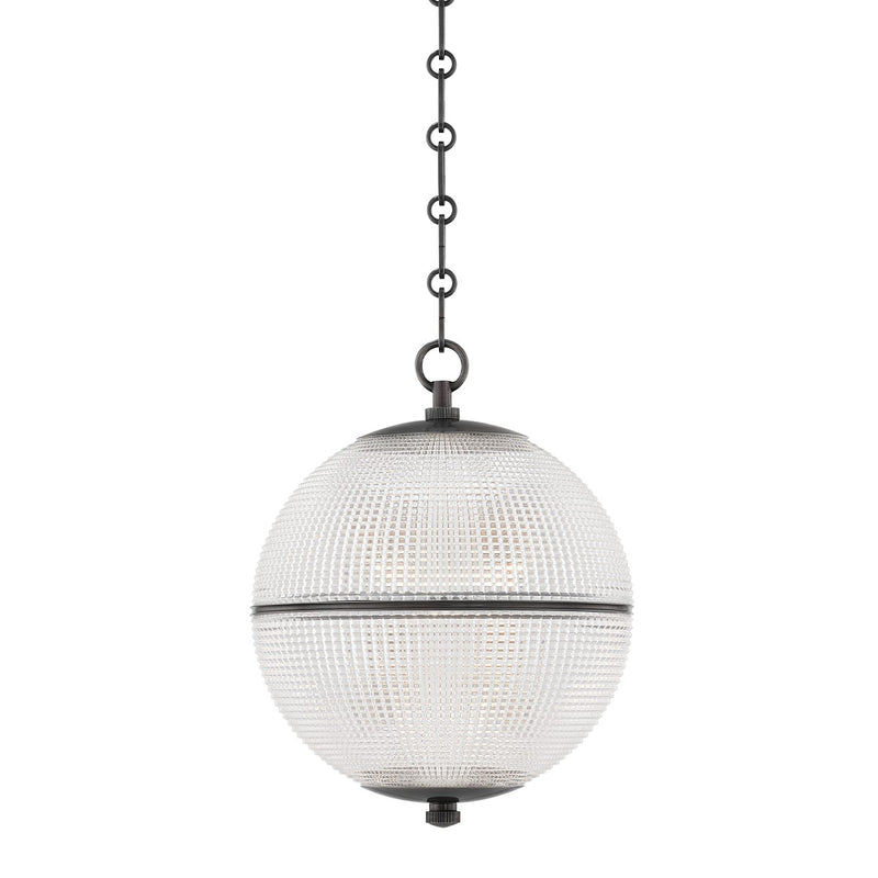Hudson Valley MDS800-DB One Light Pendant, Distressed Bronze