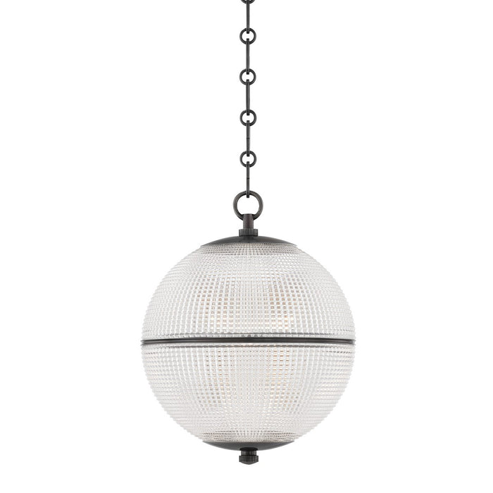Hudson Valley MDS800-DB One Light Pendant, Distressed Bronze