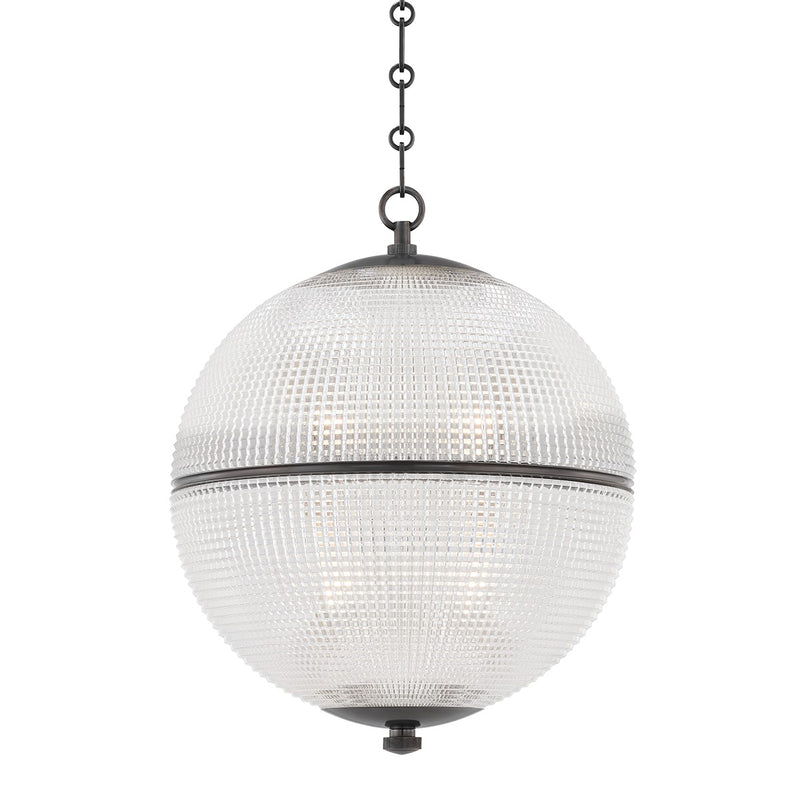 Hudson Valley MDS801-DB One Light Pendant, Distressed Bronze