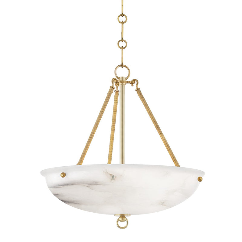 Hudson Valley MDS811-AGB LED Pendant, Aged Brass