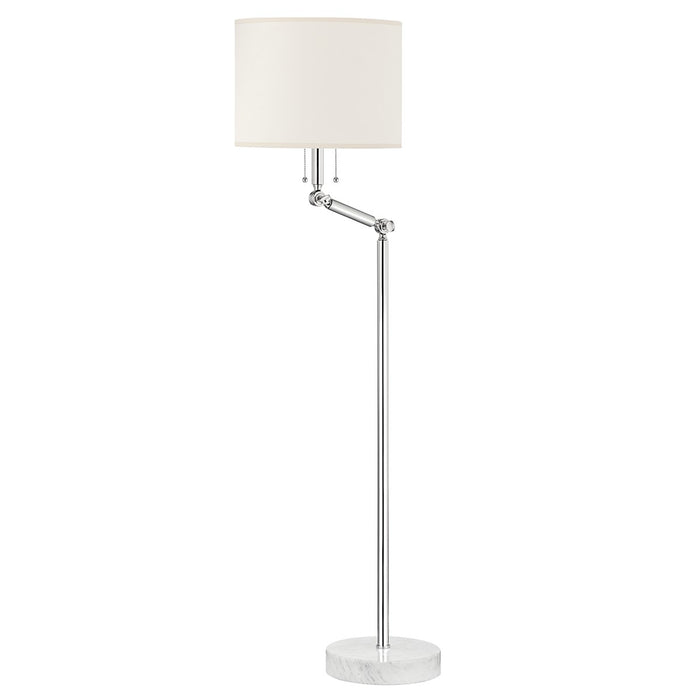 Hudson Valley MDSL151-PN Two Light Floor Lamp, Polished Nickel