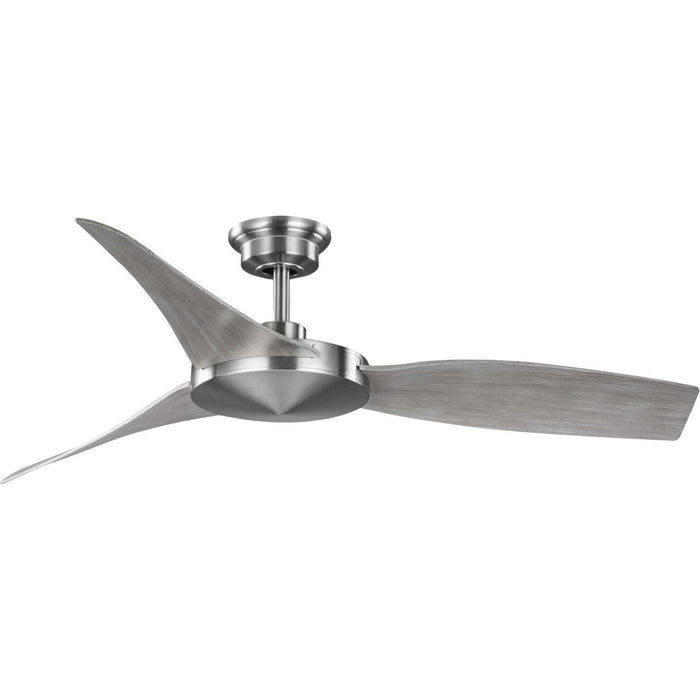 Progress Lighting P250071-009 54" Ceiling Fan, Brushed Nickel