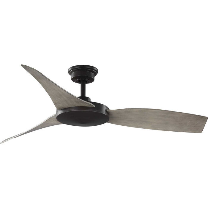 Progress Lighting P250071-020 54" Ceiling Fan, Antique Bronze