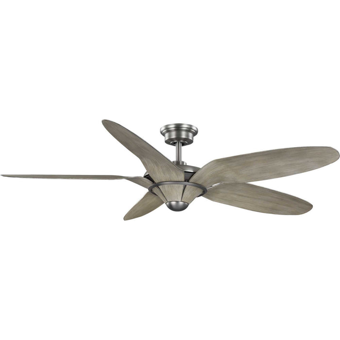 Progress Lighting P250073-081 60" Ceiling Fan, Antique Nickel