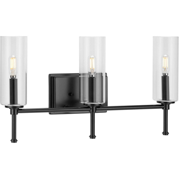 Progress Lighting P300358-31M Three Light Bath Bracket, Matte Black