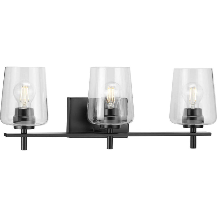 Progress Lighting P300362-31M Three Light Bath Bracket, Matte Black